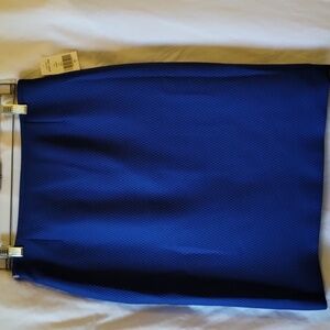 Tahari Vibrant Blue Mini Skirt
